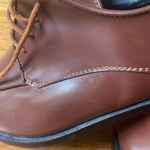 Men's Fabian Couture Monaco Brown Dress Shoes Oxfords Square Toe Lace Up 14M - Picture 16 of 16